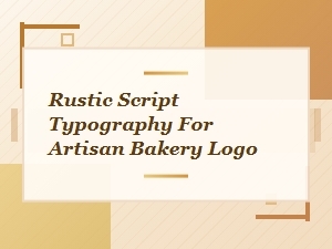 Rustic Artisan Script for Bakery Typography