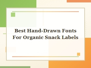 Crafting Labels with Serene Hand-Drawn Fonts