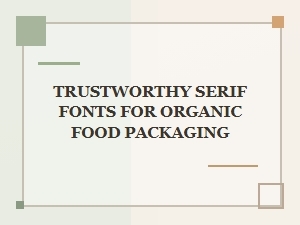 Cultivating Trust with Traditional Serif Fonts